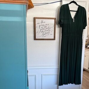 Soma Deep Green Maxi Dress